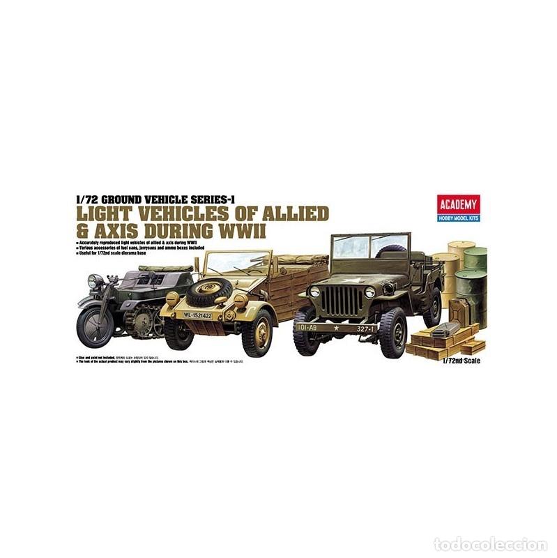 Maquetas: ACADEMY - VEH&Iacute;CULOS ALIADOS WWII 1/72 13416