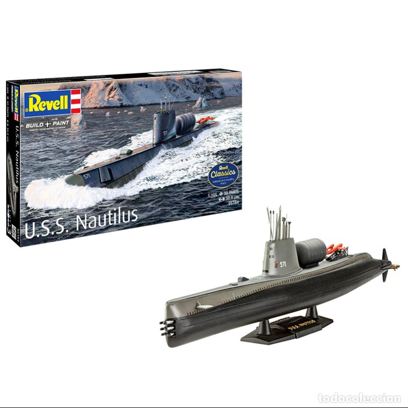 Maquetas: REVELL - SUBMARINO USS NAUTILUS 1/305 05184