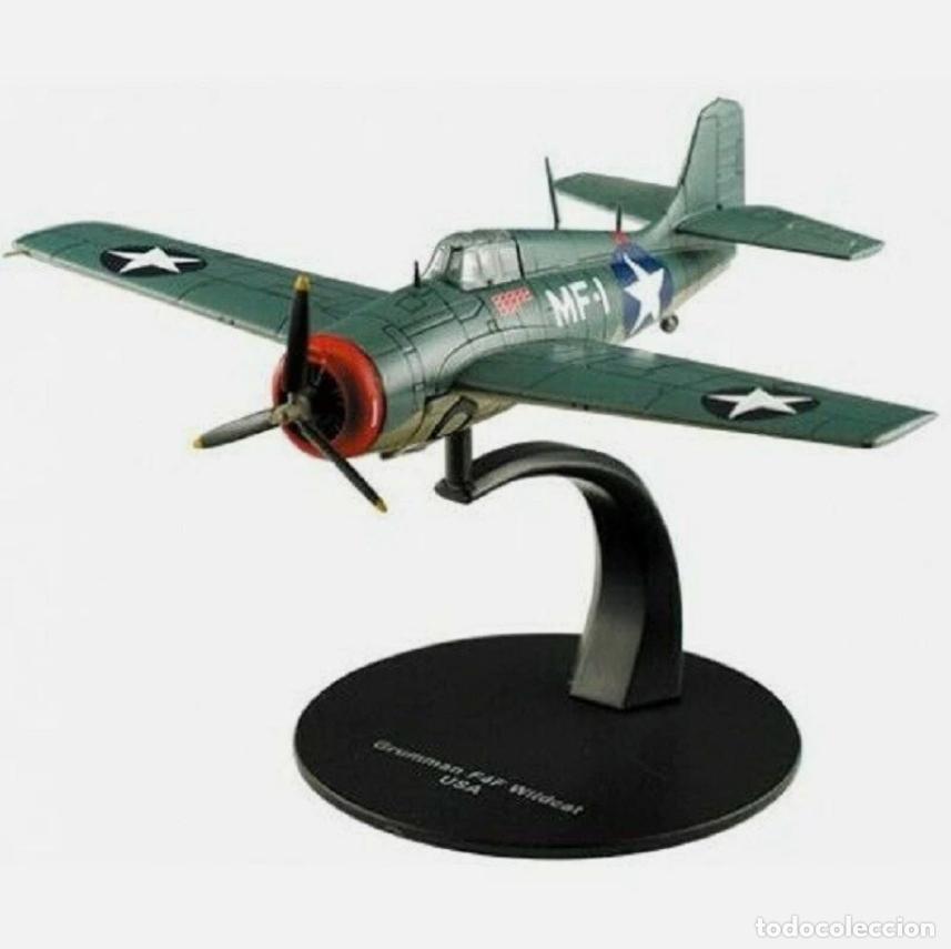 Maquetas: Avi&oacute;n de combate Grumman F4F Wildcat USA WWII 1:72 Altaya