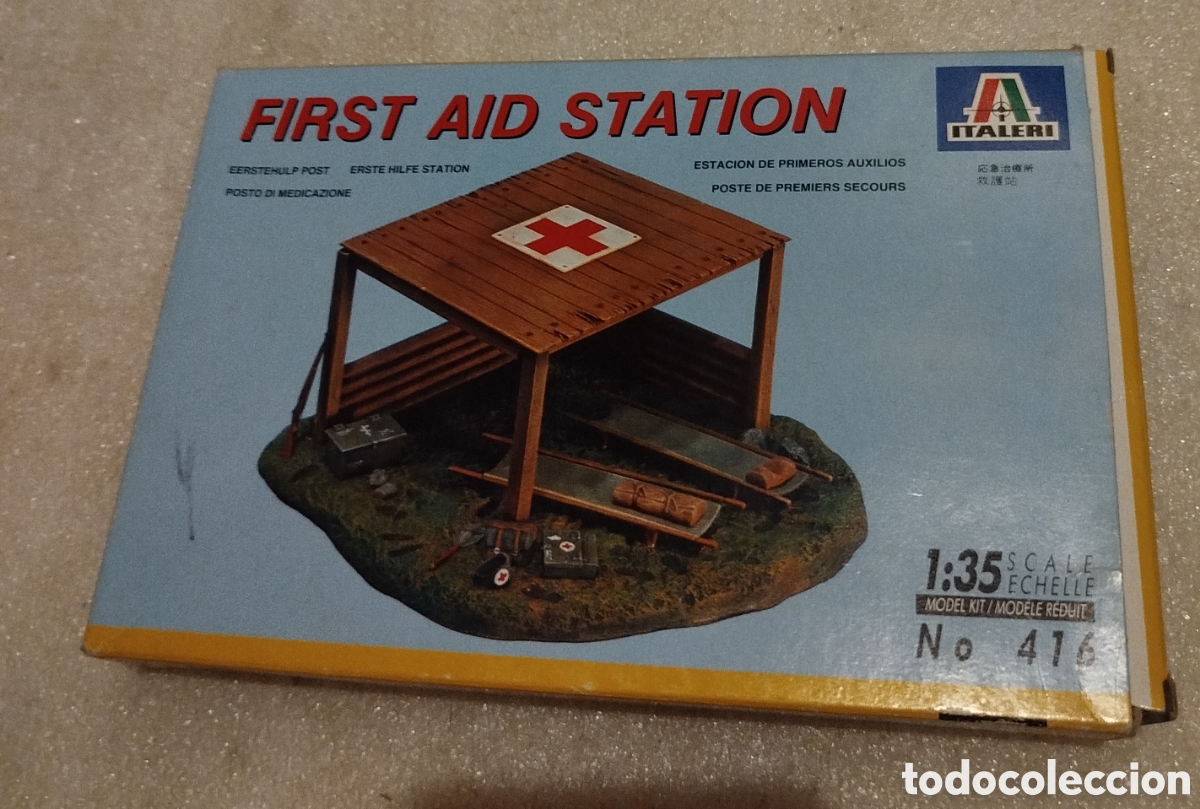 Maquetas: First aid station. Escala 1:35. Italeri