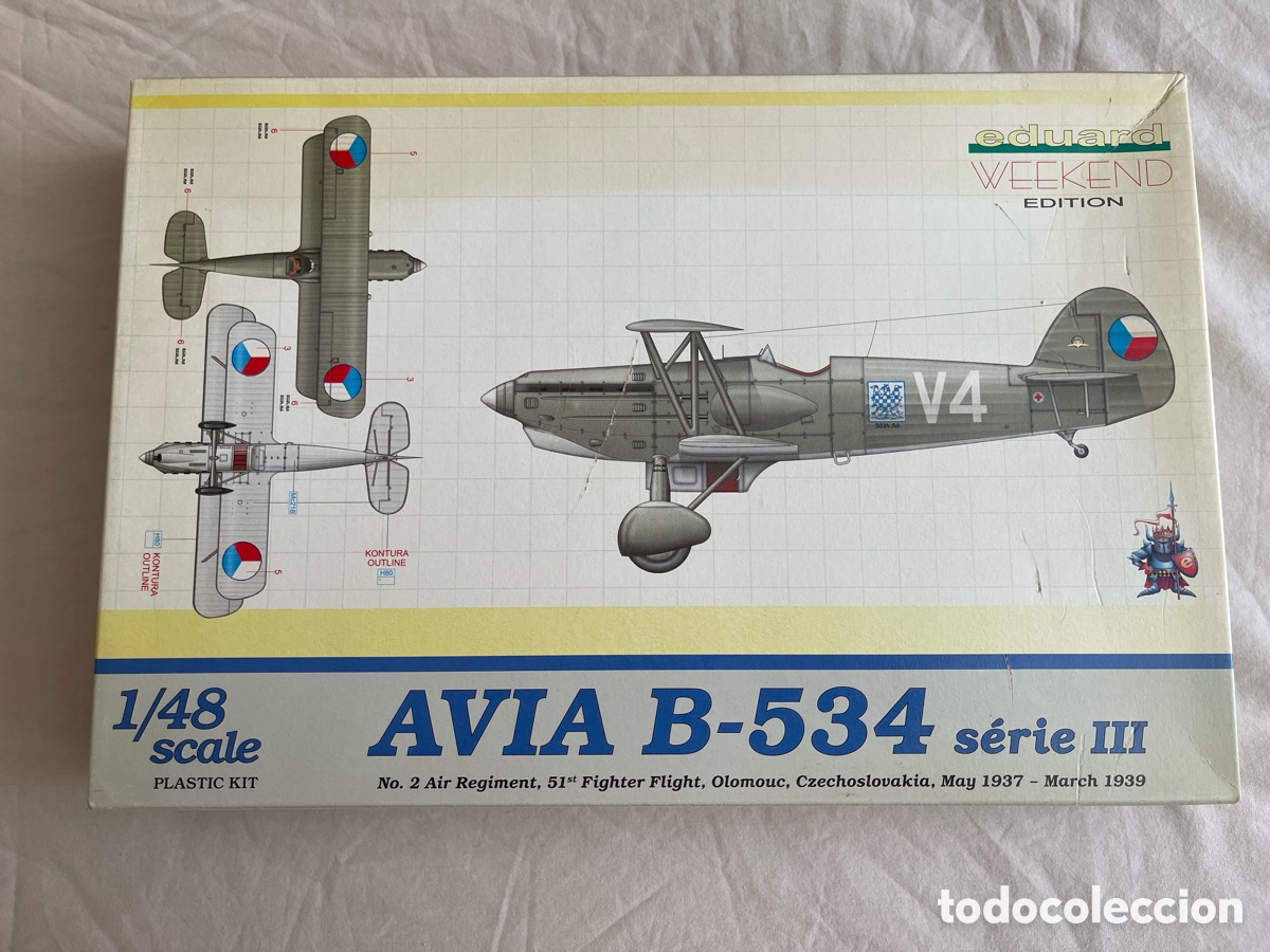 Maquetas: AVIA B-534 s&eacute;rie III Weekend 1:48 EDUARD 8474 maqueta avi&oacute;n