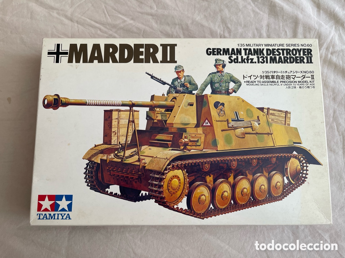 Maquetas: GERMAN TANK DESTROYER SD.Kfz 131 MARDER II 1:35 TAMIYA 35060 maqueta carro caza carros tanque