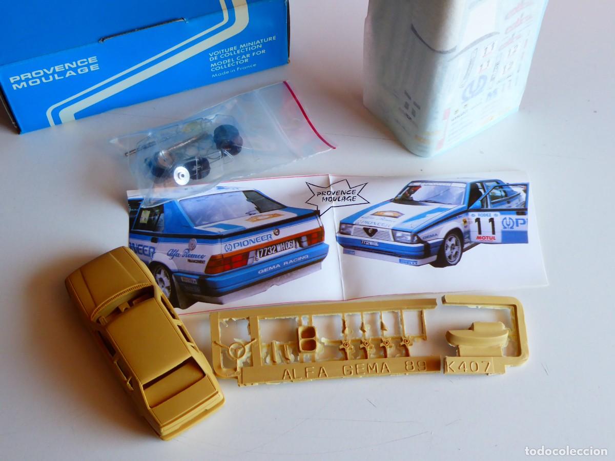 Maquetas: 1/43 Provence Moulage Kit Alfa Romeo 75 Gema Pioneer #11 #12 Rallye du Rouergue 1989