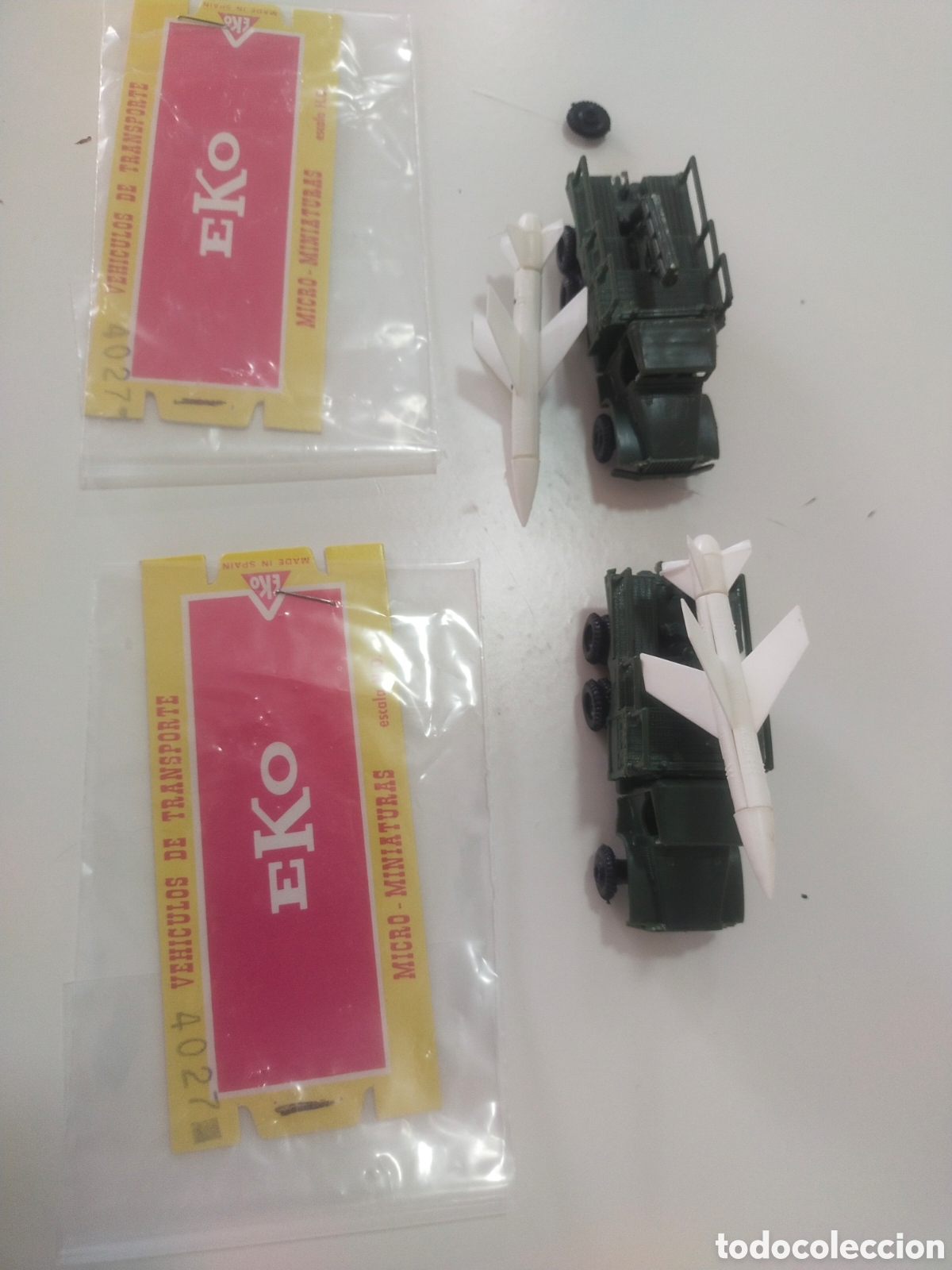 Maquetas: Veh&iacute;culos Militares EKO H0 4027 GMC. 2,5t. con Cohete (Lacrosse)