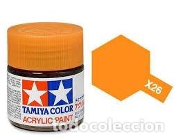 Maquettes: TAMIYA X26 NARANJA TRANSPARENTE