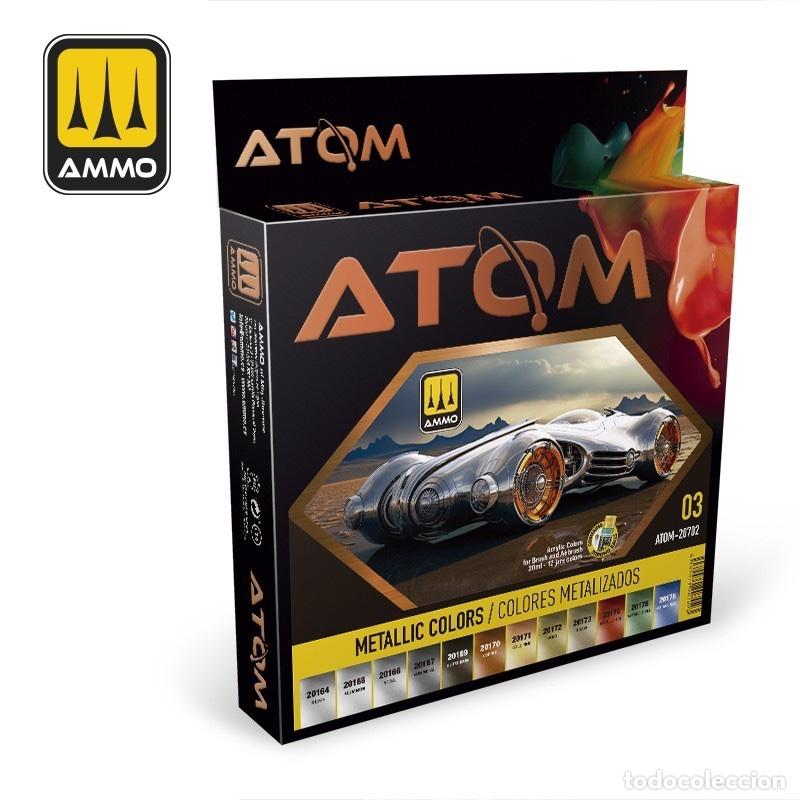 Maquetas: ATOM SET COLORES METALIZADOS 20702