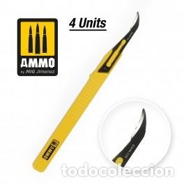 Maquetas: AMMO - MINI CUCHILLA DE ARCO - 4 UDS. 8690