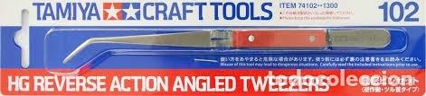 Maquetas: TAMIYA - PINZAS SUJECI&Oacute;N INVERSA CURVAS 74102