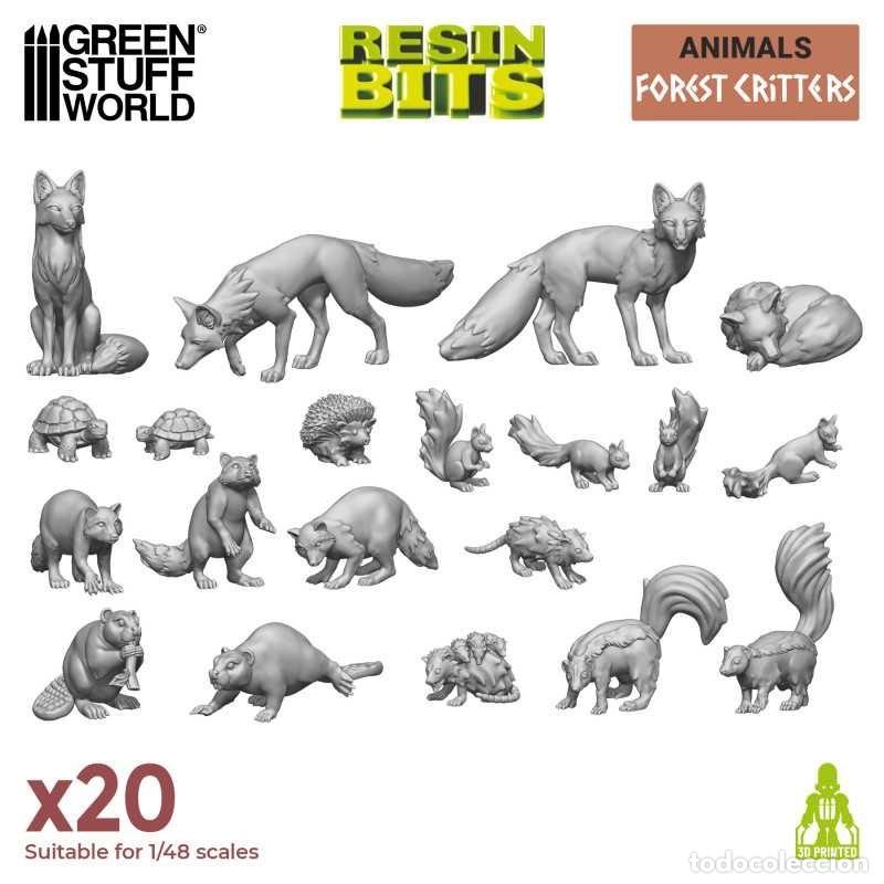 Maquetas: GREEN STUFF - ANIMALES DEL BOSQUE 12302