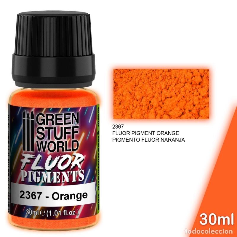 Maquetas: GREEN STUFF - PIGMENTO FL&Uacute;OR NARANJA 2367