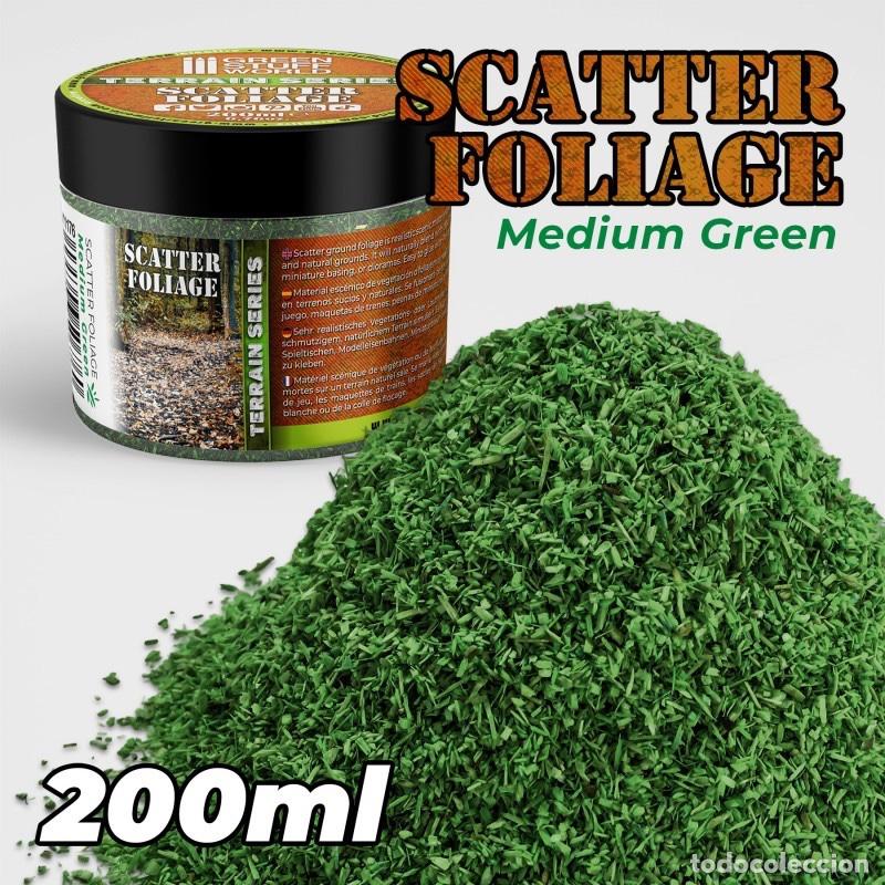 Maquetas: GREEN STUFF - HOJARASCA VERDE MEDIO 200ml 11176