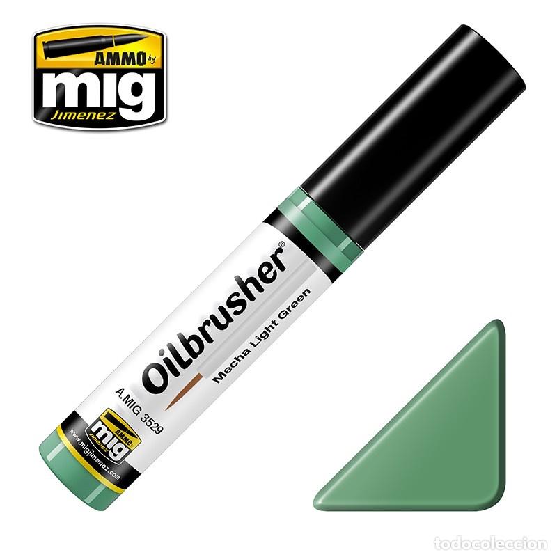 Maquetas: AMMO - OILBRUSHER VERDE CLARO PARA MECHAS 3529