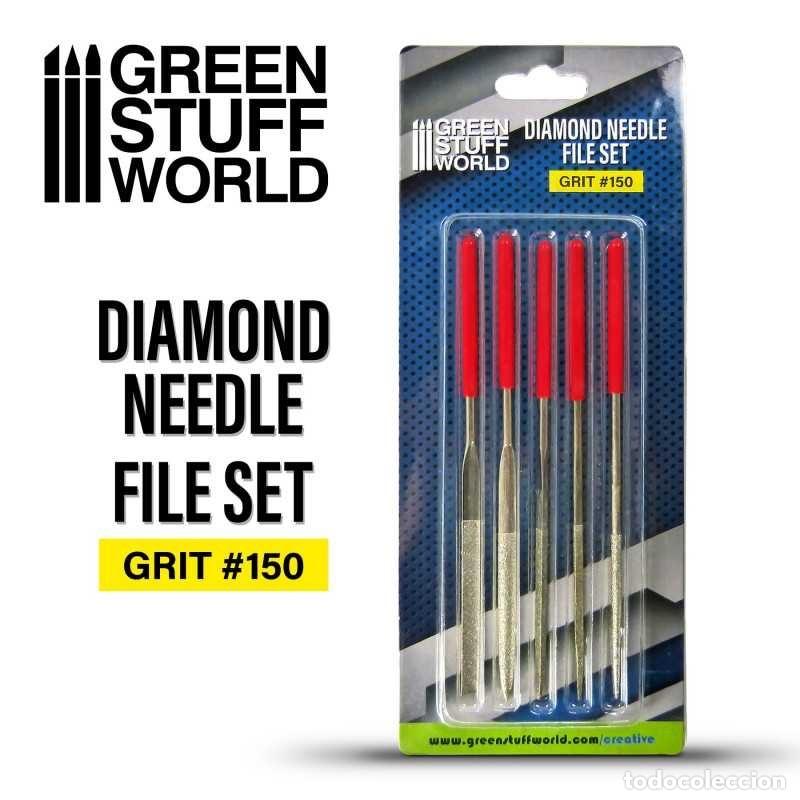 Maquetas: GREEN STUFF - LIMAS DIAMANTADAS - GRANO FINO 150 1034