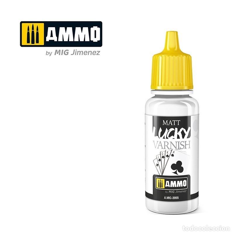 Maquetas: AMMO - LUCKY VARNISH BARNIZ MATE (17mL) 2055