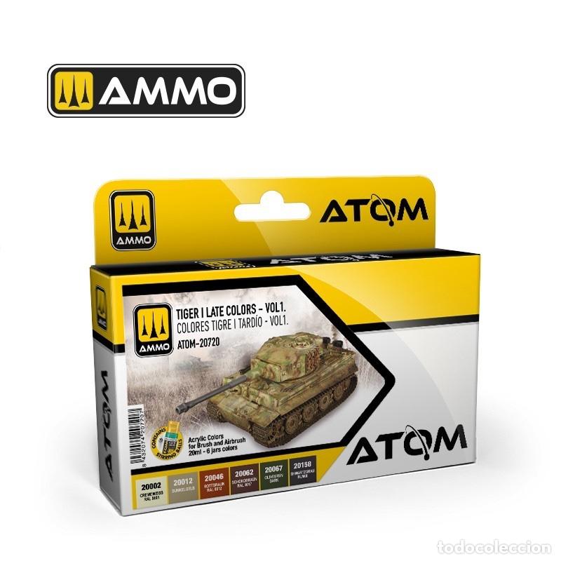Maquetas: ATOM Set Colores TIGER I Tard&iacute;o Vol.1 20720