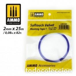 Maquetas: AMMO - CINTA DE ENMASCARAR DE BAJA ADHESION DE ALTA CALIDAD (2mm x 25m) 8240