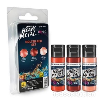 Maquetas: IONIC - Set Real Heavy Metal - Rojo Fundido 0584