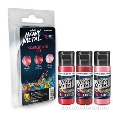 Maquetas: IONIC - Set Real Heavy Metal - Rojo Escarlata 0585