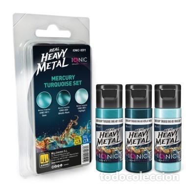 Maquetas: IONIC - Set Real Heavy Metal - Turquesa Mercurio 0591