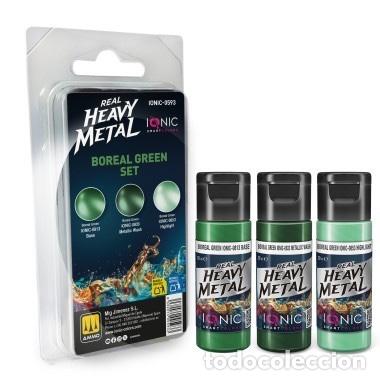 Maquetas: IONIC - Set Real Heavy Metal - Verde Boreal 0593