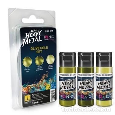 Maquetas: IONIC - Set Real Heavy Metal - Dorado Oliva 0595