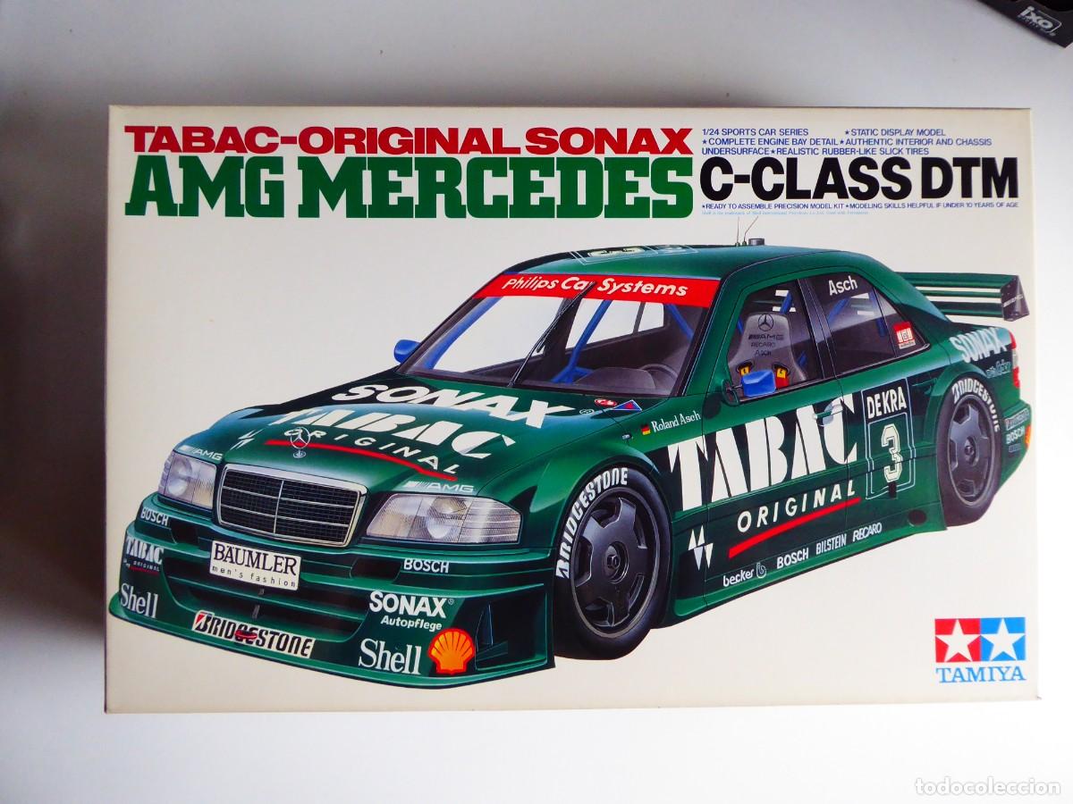 Maquetas: 1/24 Tamiya Mercedes-Benz AMG C-Class DTM Tabac Original Sonax