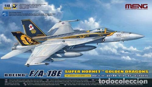 Maquetas: MENG - BOEING F/A-18E SUPER HORNET GOLDEN DRAGONS 1/48 LS-023