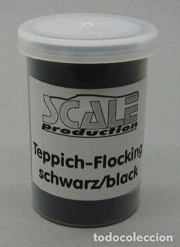 Maquetas: SCALE PRODUCTIONS - INTERIOR FLOCKING BLACK SCPFLOCK-BK