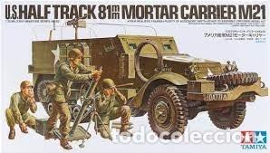 Maquetas: TAMIYA - U.S HALF TRACK 81mm MORTAR CARRIER M21 35083