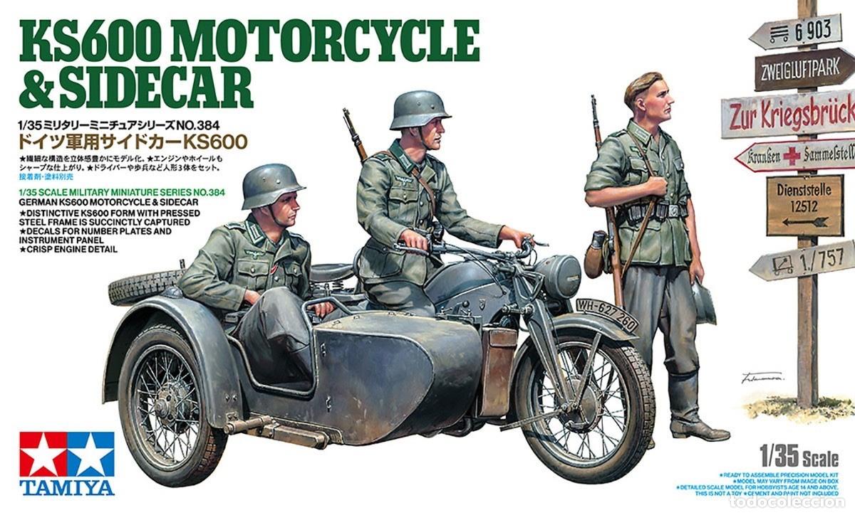 Maquetas: TAMIYA - Z&uuml;ndapp KS600 & Sidecar 35384