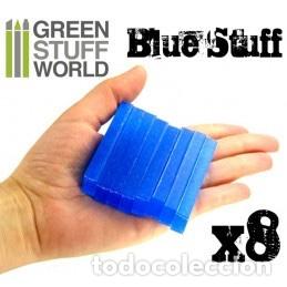 Maquetas: GREEN STUFF - BLUE STUFF REUTILIZABLE (8 BARRAS) 9016