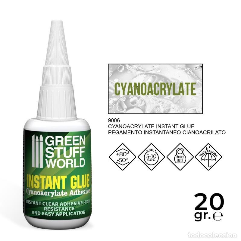 Maquetas: GREEN STUFF - CIANOCRILATO 20 gr. 9006