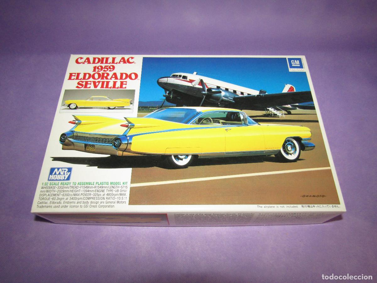 Maquetas: Gunze Sangyo Autom&oacute;vil CADILLAC Eldorado Seville 1959 en Escala 1/32 de MR HOBBY Made in Japan