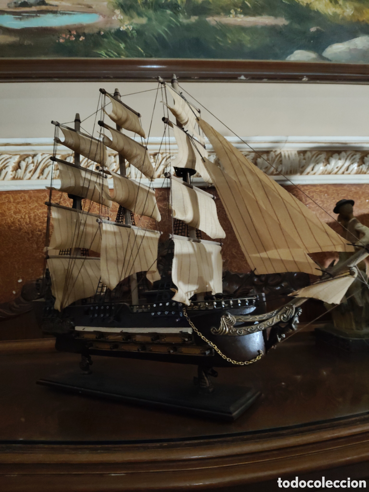 Maquetas: Maqueta de barco con velas