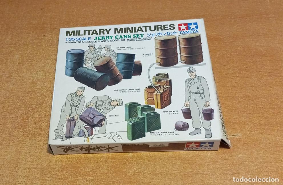 Maquetas: Set de Bidones, barriles y cubos para dioramas de Tamiya a 1/35