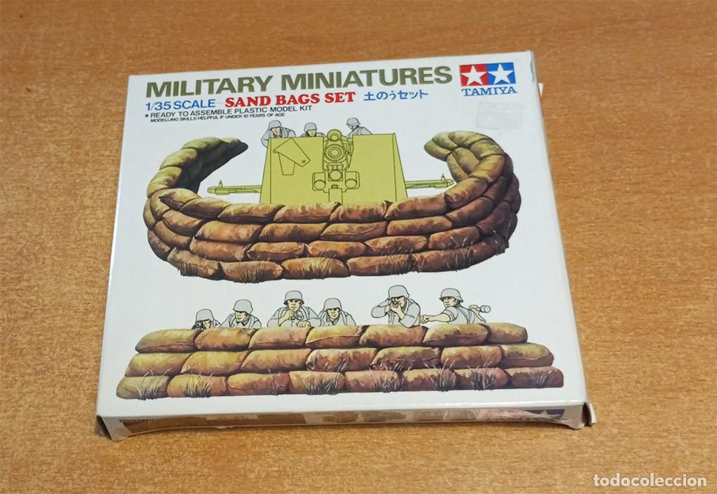 Maquetas: Set de sacos terreros para dioramas de Tamiya a 1/35