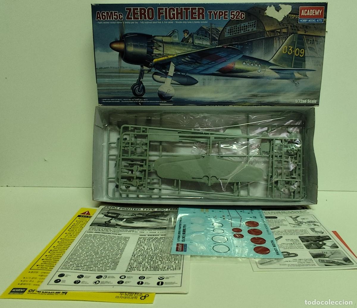 Maquetas: MAQUETA ACADEMY A6M5c ZERO TYPE 52c 1/72 - Foto 2
