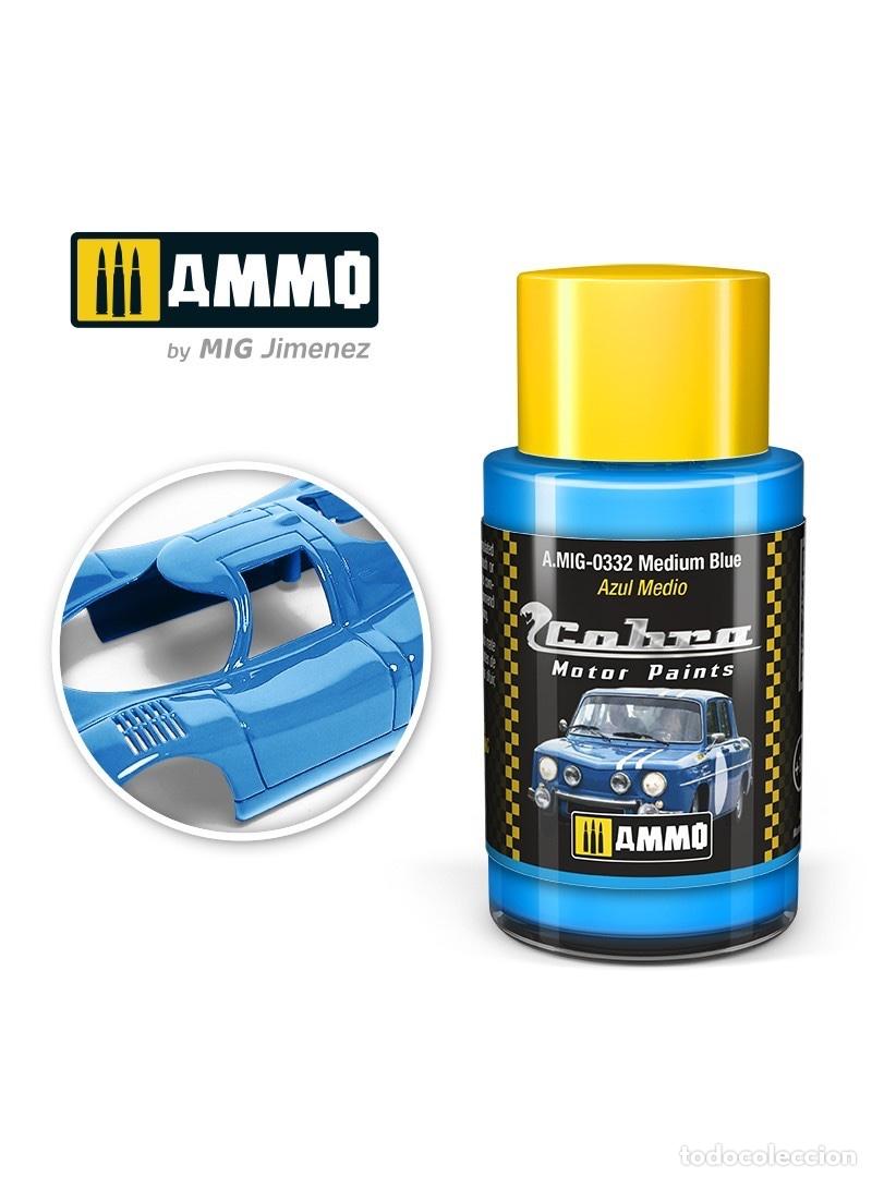 Maquetas: AMMO - COBRA MOTOR AZUL MEDIO 0332