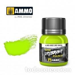 Maquetas: AMMO - DRYBRUSH PINCEL SECO VERDE LIMA 0650