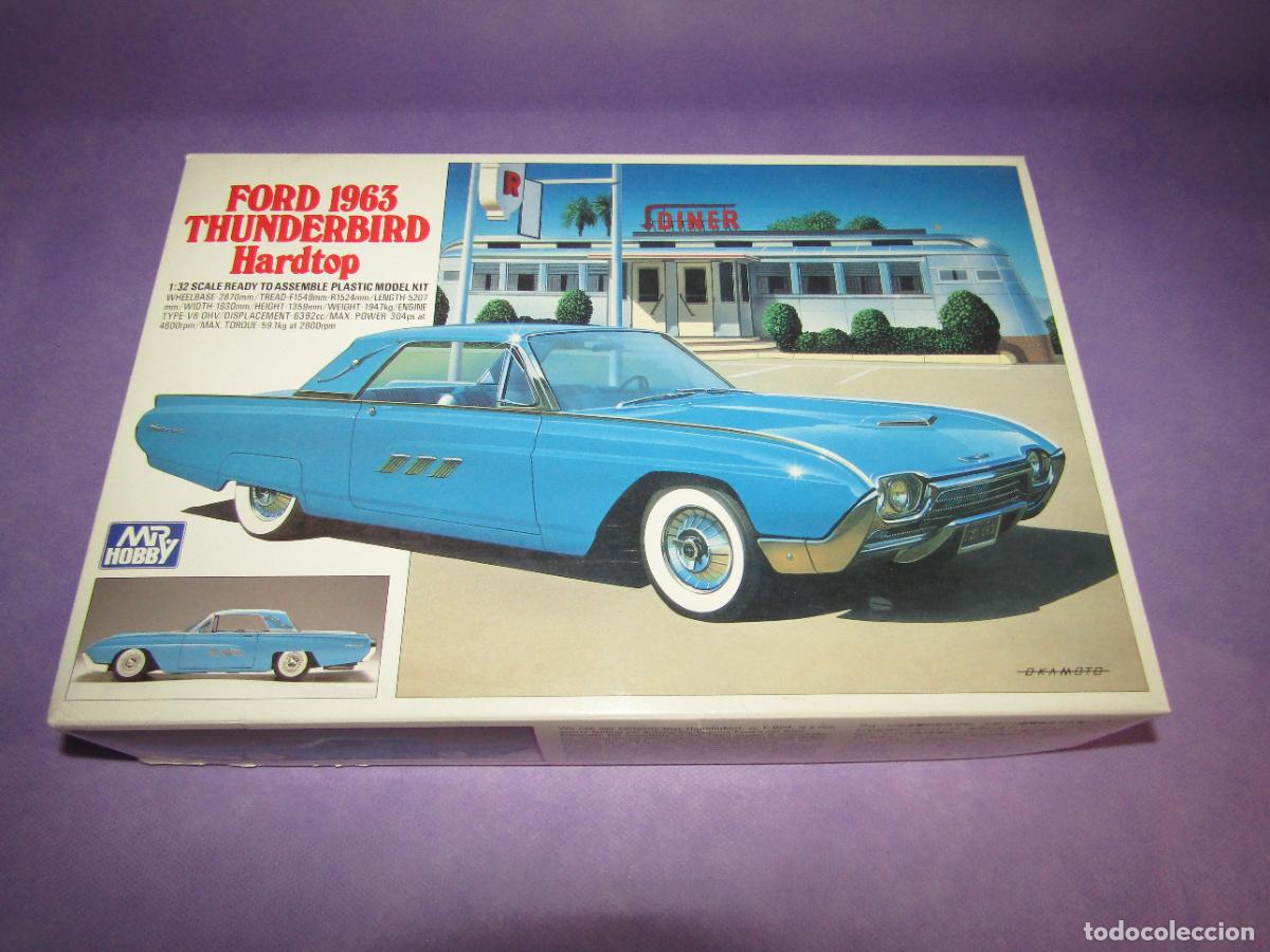 Maquetas: Gunze Sangyo Autom&oacute;vil FORD 1963 THUNDERBIRD Hardtop en Escala 1/32 de MR HOBBY Made in Japan