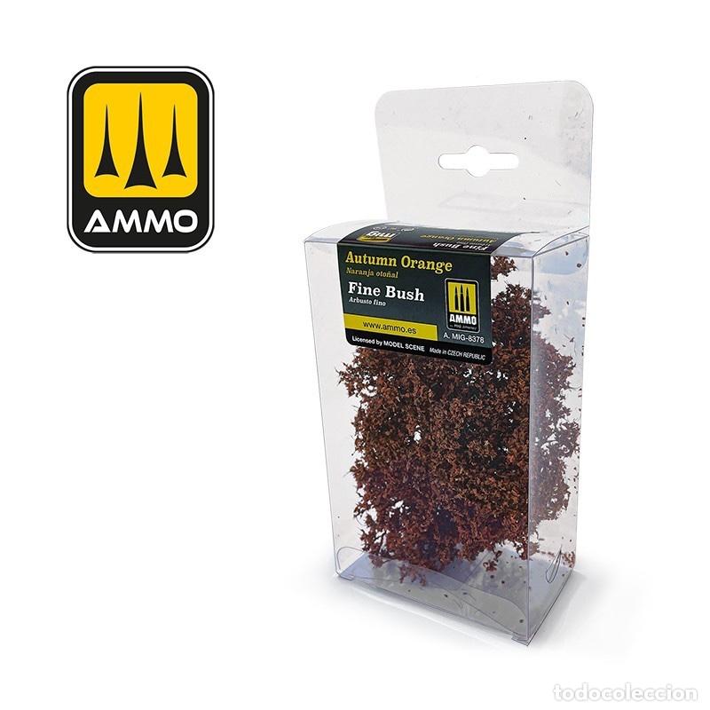 Maquetas: AMMO - ARBUSTO FINO - NARANJA OTO&Ntilde;O 8378