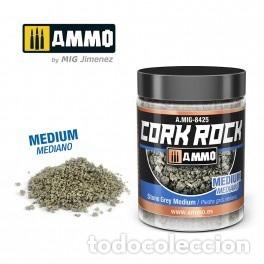 Maquetas: AMMO - CREATE CORK ROCK - GRIS PIEDRA MEDIO (BOTE 100ML) 8425