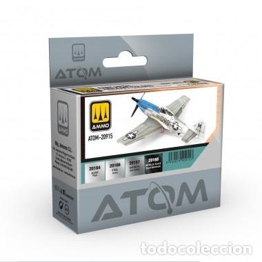 Maquetas: ATOM Set Colores para Aviones Metalizados 20915
