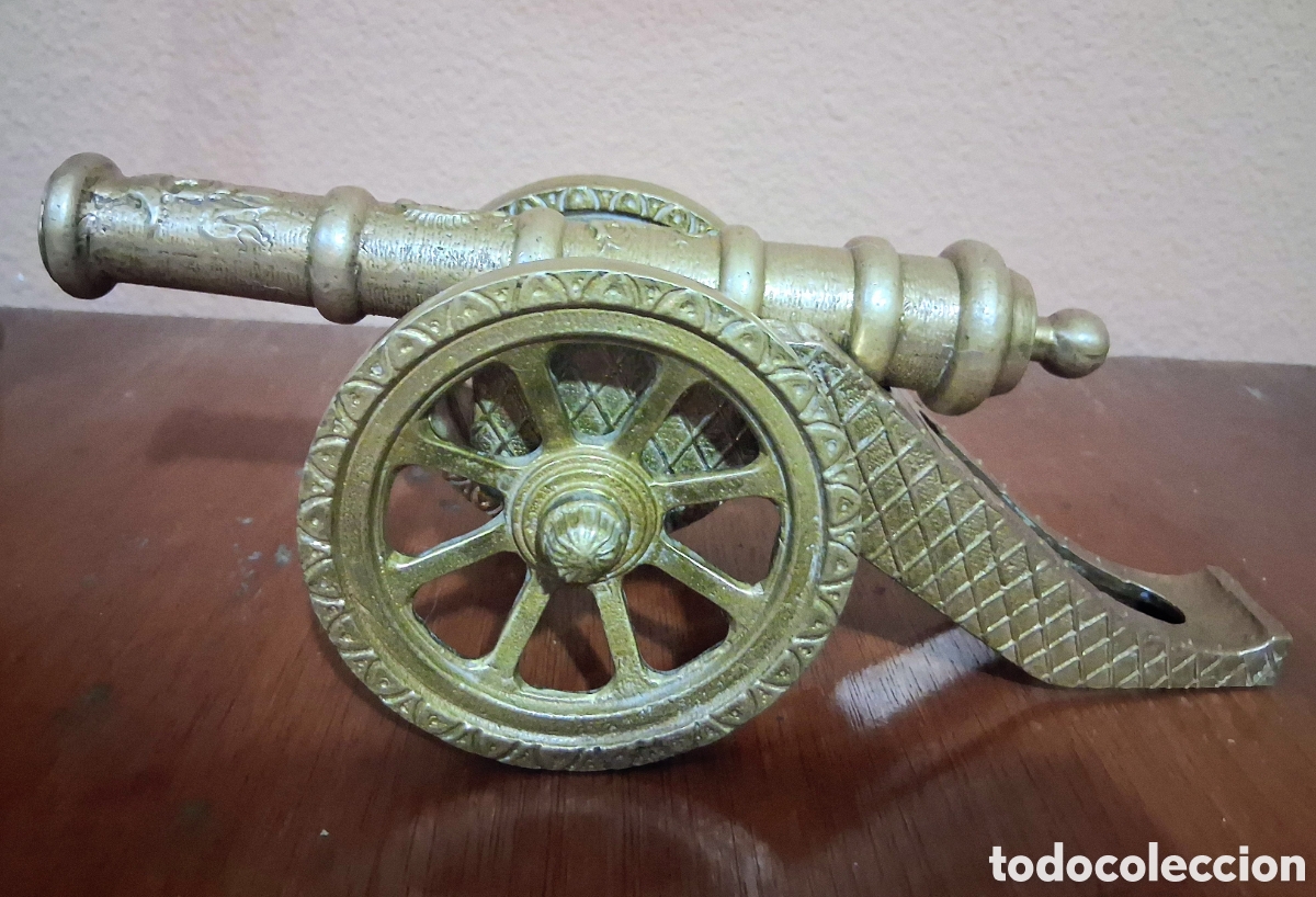 Maquetas: Gran Ca&ntilde;&oacute;n Naval Siglo XVII en Bronce Macizo &ndash; Completo (27 cm, 1.67 kg) &ndash; Muy Decorativo
