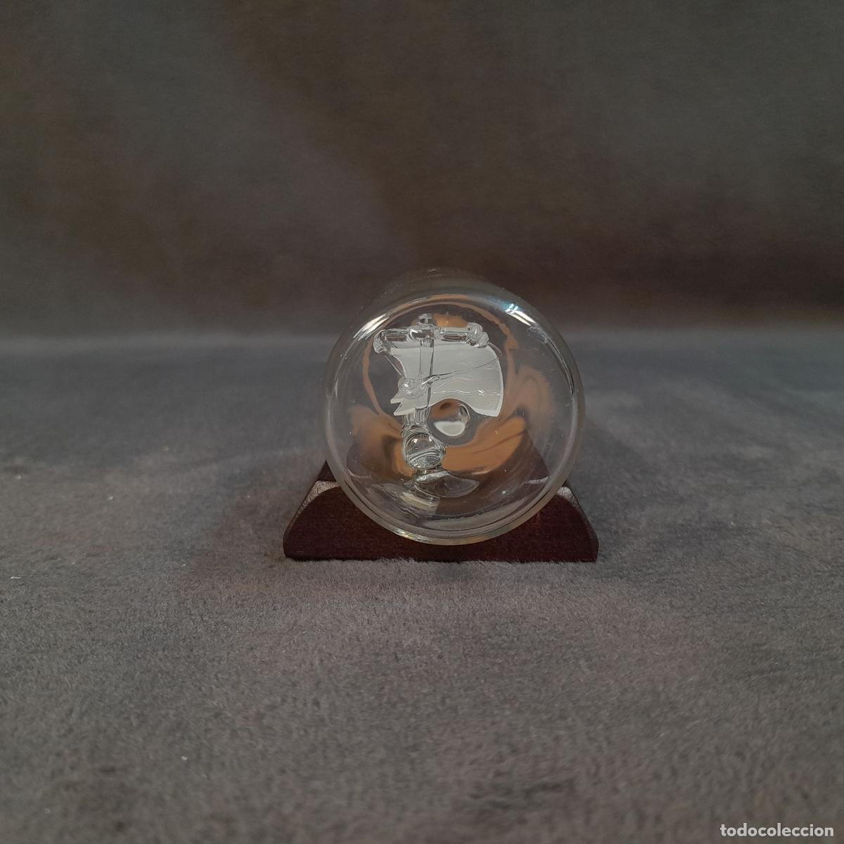 Maquetas: BARCO EN BOTELLA. VIDRIO Y MADERA. 1970 - Foto 4