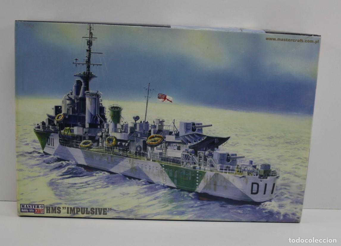 Maquetas: MAQUETA DESTRUCTOR HMS IMPULSIVE MASTERCRAFT ESCALA 1/500 - Foto 1