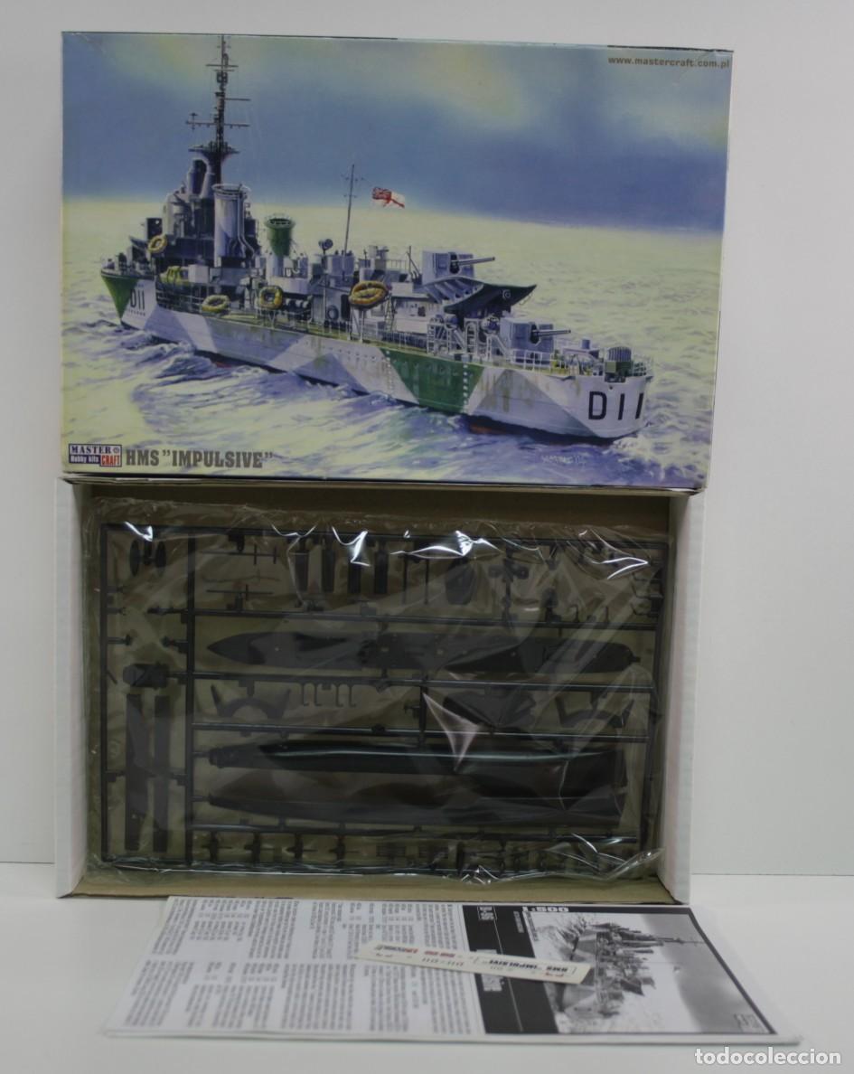 Maquetas: MAQUETA DESTRUCTOR HMS IMPULSIVE MASTERCRAFT ESCALA 1/500 - Foto 2