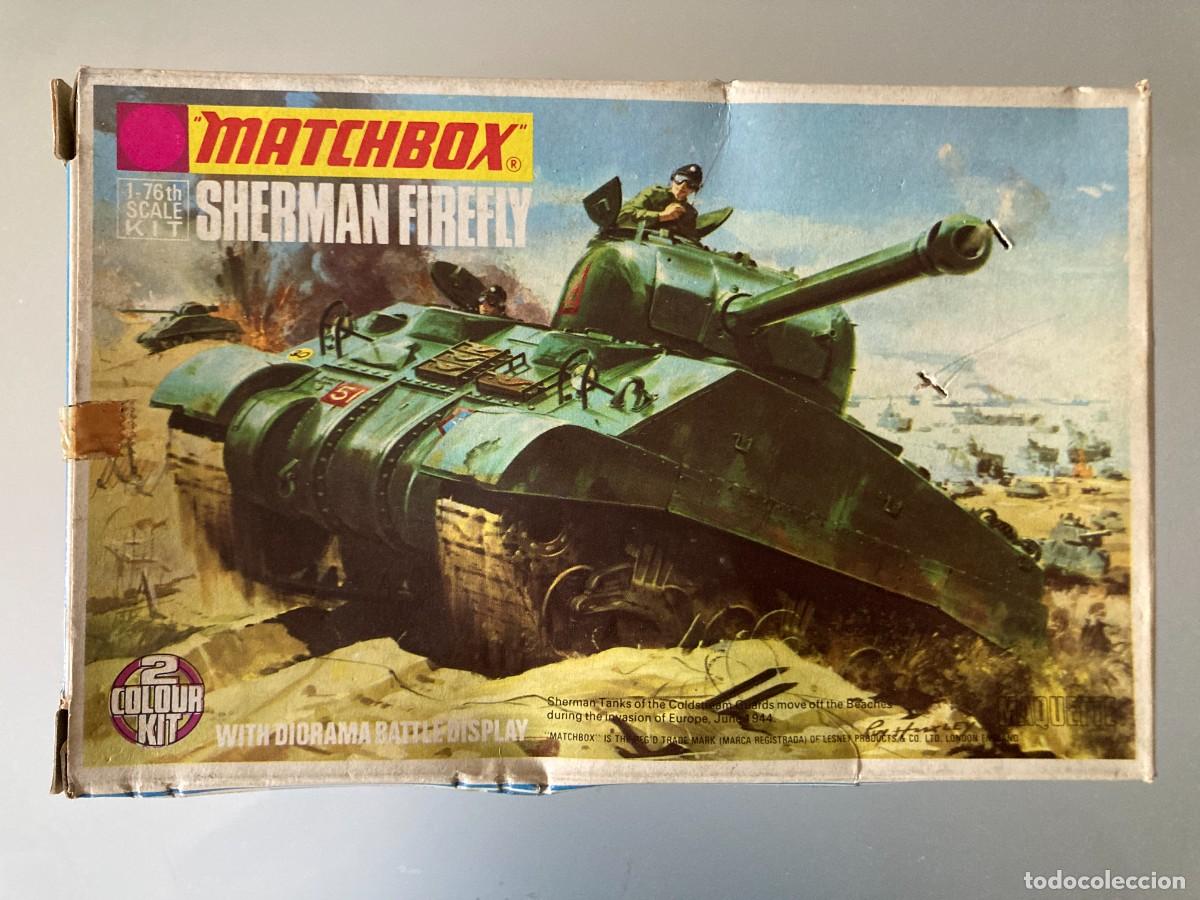 Maquetas: MAQUETA DE TANQUE SHERMAN FIREFLY - MATCHBOX - ESC 1-76 / 1973 &ndash; Por favor, leer