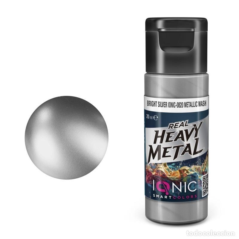 Maquetas: Bright Silver IONIC- 0820 Metallic Wash - Foto 1