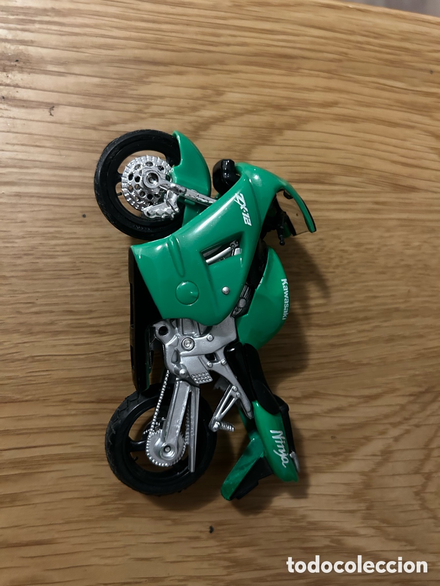 Maquetas: Maqueta Moto Maisto Kawasaki ZX-12R Verde